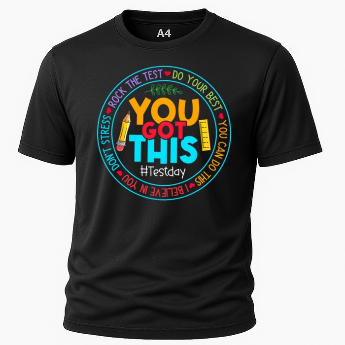 Rock The Test Don't Stress Just Do Your Best Test Day Rock The Test Teach.er Testing Day You Got This Performance Shirt