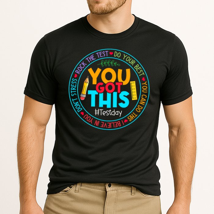 Rock The Test Don't Stress Just Do Your Best Test Day Rock The Test Teach.er Testing Day You Got This Performance Shirt