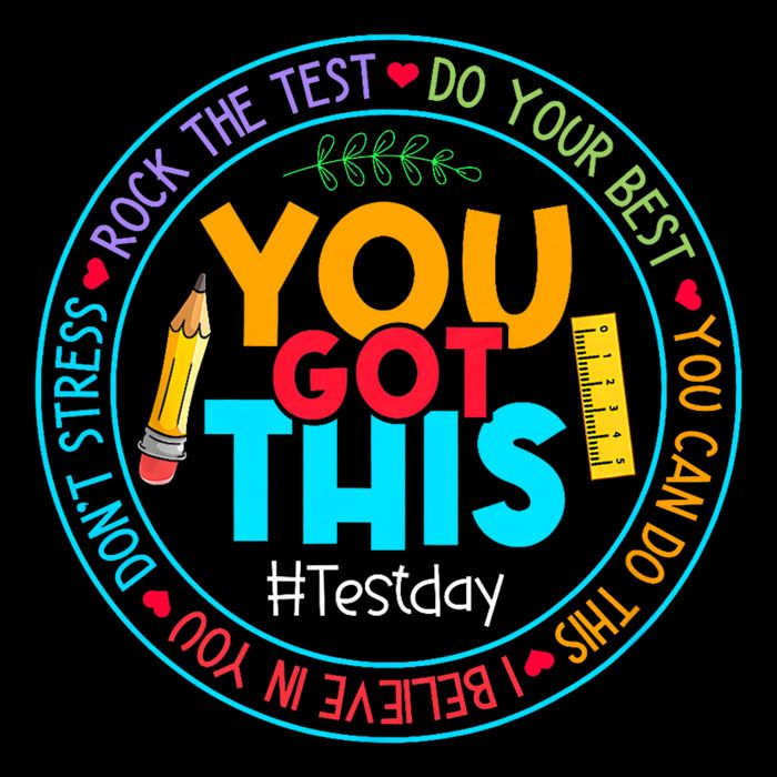 Rock The Test Don't Stress Just Do Your Best Test Day Rock The Test Teach.er Testing Day You Got This Performance Shirt