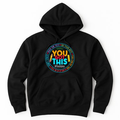 Rock The Test Don't Stress Just Do Your Best Test Day Rock The Test Teach.er Testing Day You Got This Hoodie