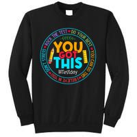 Rock The Test Don't Stress Just Do Your Best Test Day Rock The Test Teach.er Testing Day You Got This Sweatshirt
