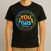 Rock The Test Don't Stress Just Do Your Best Test Day Rock The Test Teach.er Testing Day You Got This T-Shirt