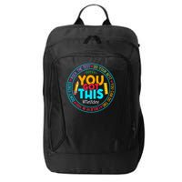 Rock The Test Don't Stress Just Do Your Best Test Day Rock The Test Teach.er Testing Day You Got This City Backpack