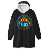 Rock The Test Don't Stress Just Do Your Best Test Day Rock The Test Teach.er Testing Day You Got This Hooded Wearable Blanket