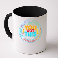 Rock The Test Don't Stress Just Do Your Best Test Day Rock The Test Teach.er Testing Day You Got This Mug