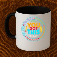 Rock The Test Don't Stress Just Do Your Best Test Day Rock The Test Teach.er Testing Day You Got This Mug
