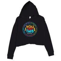 Rock The Test Don't Stress Just Do Your Best Test Day Rock The Test Teach.er Testing Day You Got This Crop Fleece Hoodie
