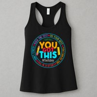 Rock The Test Don't Stress Just Do Your Best Test Day Rock The Test Teach.er Testing Day You Got This Womens Tank Top