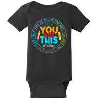 Rock The Test Don't Stress Just Do Your Best Test Day Rock The Test Teach.er Testing Day You Got This Baby Bodysuit