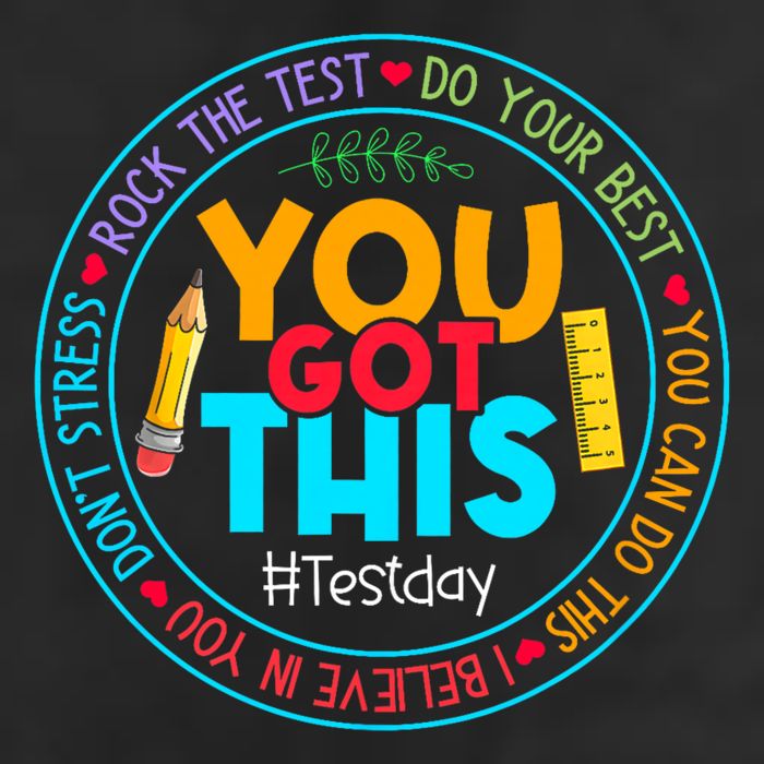Rock The Test Don't Stress Just Do Your Best Test Day Rock The Test Teach.er Testing Day You Got This Trucker Hat