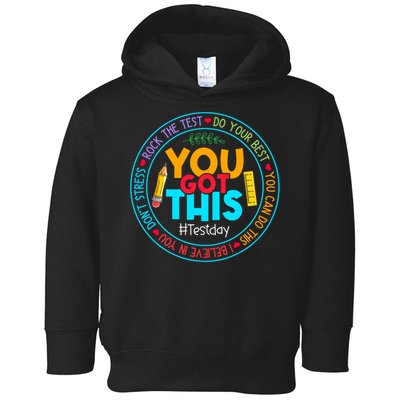 Rock The Test Don't Stress Just Do Your Best Test Day Rock The Test Teach.er Testing Day You Got This Toddler Hoodie