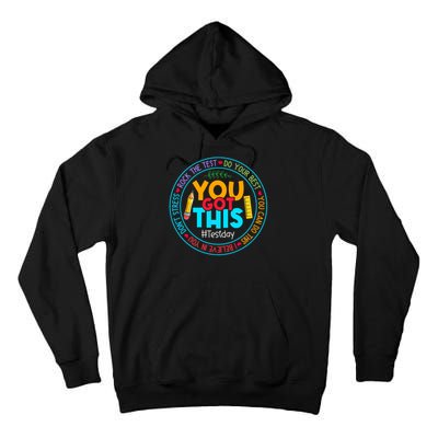 Rock The Test Don't Stress Just Do Your Best Test Day Rock The Test Teach.er Testing Day You Got This Tall Hoodie