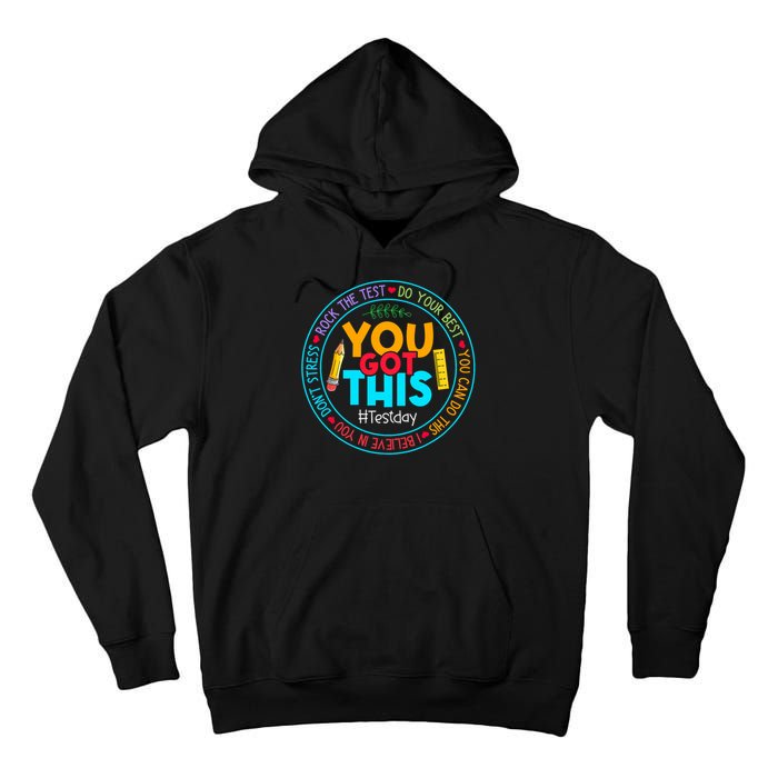 Rock The Test Don't Stress Just Do Your Best Test Day Rock The Test Teach.er Testing Day You Got This Tall Hoodie