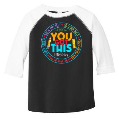 Rock The Test Don't Stress Just Do Your Best Test Day Rock The Test Teach.er Testing Day You Got This Toddler Fine Jersey T-Shirt