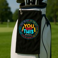 Rock The Test Don't Stress Just Do Your Best Test Day Rock The Test Teach.er Testing Day You Got This Golf Towel