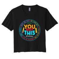 Rock The Test Don't Stress Just Do Your Best Test Day Rock The Test Teach.er Testing Day You Got This Crop Top