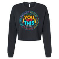 Rock The Test Don't Stress Just Do Your Best Test Day Rock The Test Teach.er Testing Day You Got This Cropped Pullover Crew