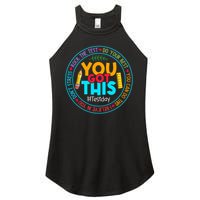 Rock The Test Don't Stress Just Do Your Best Test Day Rock The Test Teach.er Testing Day You Got This Women's Perfect Tri Rocker Tank