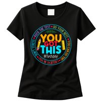 Rock The Test Don't Stress Just Do Your Best Test Day Rock The Test Teach.er Testing Day You Got This Womens T-Shirt