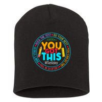 Rock The Test Don't Stress Just Do Your Best Test Day Rock The Test Teach.er Testing Day You Got This Short Acrylic Beanie