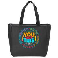 Rock The Test Don't Stress Just Do Your Best Test Day Rock The Test Teach.er Testing Day You Got This Zip Tote Bag