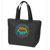 Rock The Test Don't Stress Just Do Your Best Test Day Rock The Test Teach.er Testing Day You Got This Zip Tote Bag