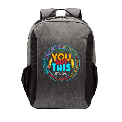 Rock The Test Don't Stress Just Do Your Best Test Day Rock The Test Teach.er Testing Day You Got This Vector Backpack