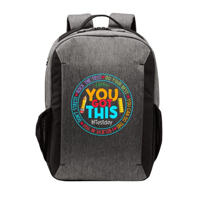 Rock The Test Don't Stress Just Do Your Best Test Day Rock The Test Teach.er Testing Day You Got This Vector Backpack