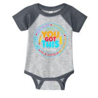 Rock The Test Don't Stress Just Do Your Best Test Day Rock The Test Teach.er Testing Day You Got This Infant Baby Jersey Bodysuit