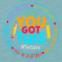 Rock The Test Don't Stress Just Do Your Best Test Day Rock The Test Teach.er Testing Day You Got This Sueded Cloud Jersey T-Shirt