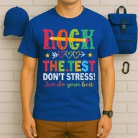 Rock The Test Don't Stress Just Do Your Best Teacher T-Shirt