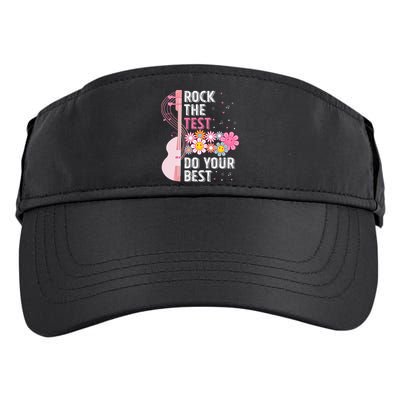 Rock The Test Do Your Best Testing Day Teachers Students Gift Adult Drive Performance Visor