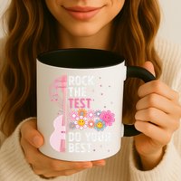 Rock The Test Do Your Best Testing Day Teachers Students Gift Mug