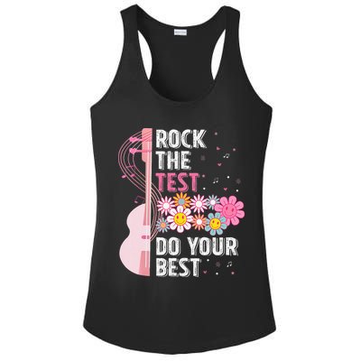 Rock The Test Do Your Best Testing Day Teachers Students Gift Ladies PosiCharge Competitor Racerback Tank