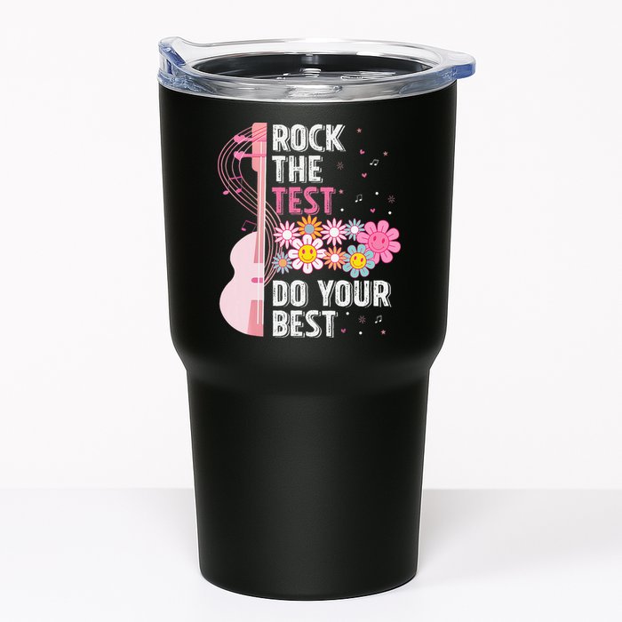 Rock The Test Do Your Best Testing Day Teachers Students Gift Tumbler
