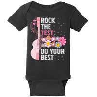 Rock The Test Do Your Best Testing Day Teachers Students Gift Baby Bodysuit