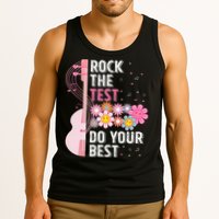 Rock The Test Do Your Best Testing Day Teachers Students Gift Tank Top