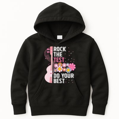 Rock The Test Do Your Best Testing Day Teachers Students Gift Kids Hoodie