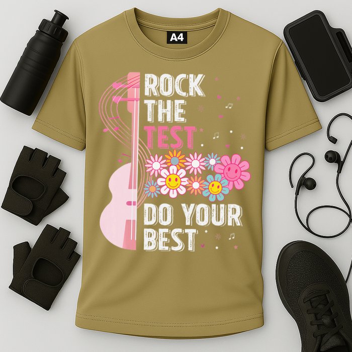Rock The Test Do Your Best Testing Day Teachers Students Gift Performance Shirt