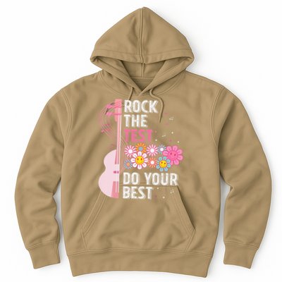 Rock The Test Do Your Best Testing Day Teachers Students Gift Hoodie