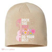 Rock The Test Do Your Best Testing Day Teachers Students Gift Sustainable Beanie