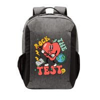 Rock The Test Apple Teacher Appreciation Teacher Graduation Vector Backpack
