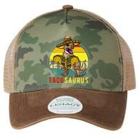 Retro Tacosaurus Taco Dinosaur T Rex Funny Cinco De Mayo Legacy Tie Dye Trucker Hat