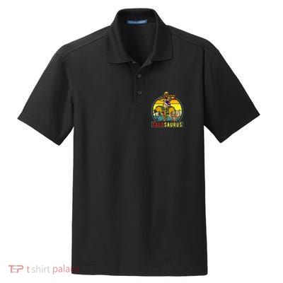 Retro Tacosaurus Taco Dinosaur T Rex Funny Cinco De Mayo Dry Zone Grid Polo