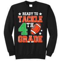 Ready To Tackle Fourth Grade Back To School Football Sweatshirt