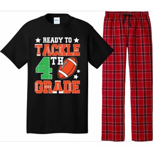 Ready To Tackle Fourth Grade Back To School Football Pajama Set