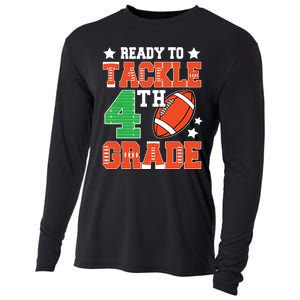 Ready To Tackle Fourth Grade Back To School Football Cooling Performance Long Sleeve Crew