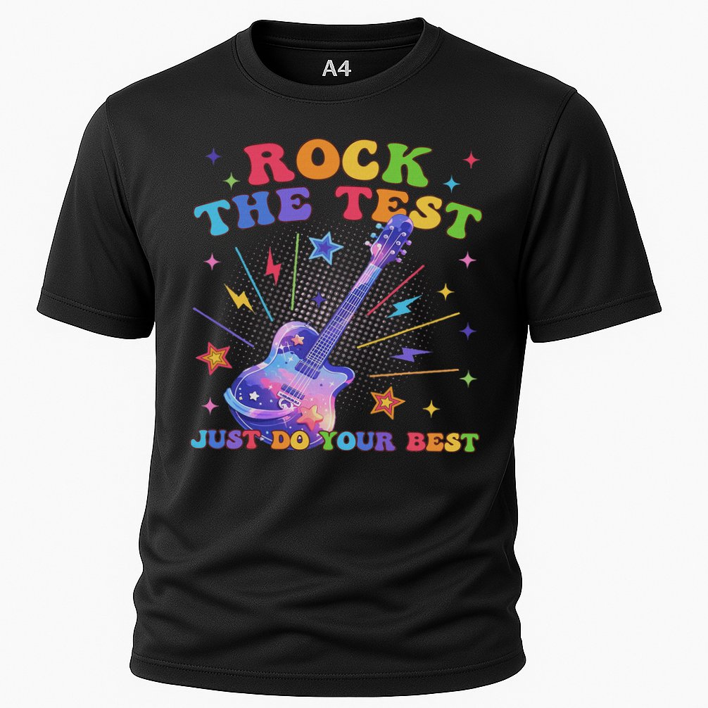 Rock The Test Testing Day Teacher Student Just Do Your Best Performance Shirt
