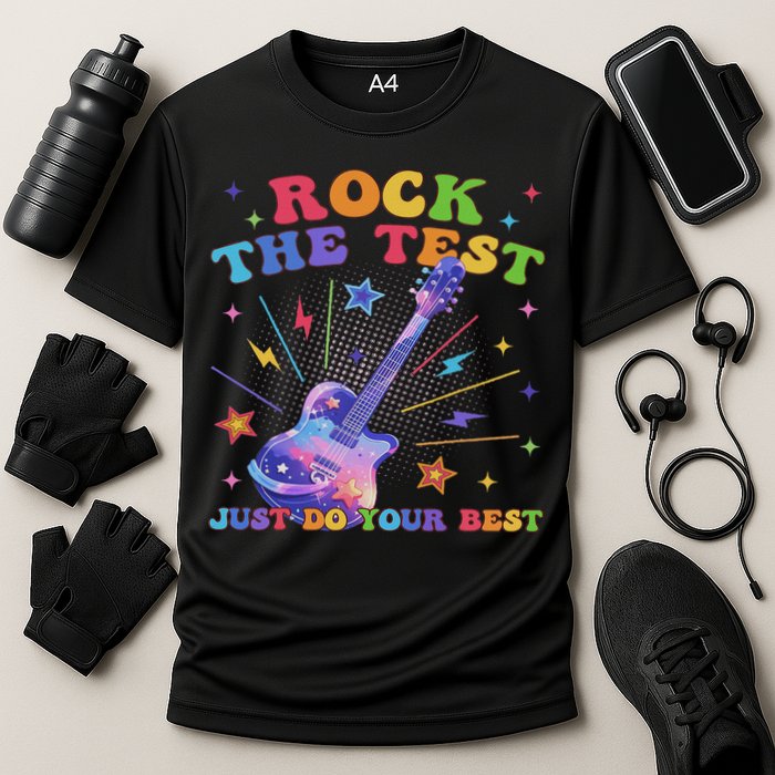 Rock The Test Testing Day Teacher Student Just Do Your Best Performance Shirt