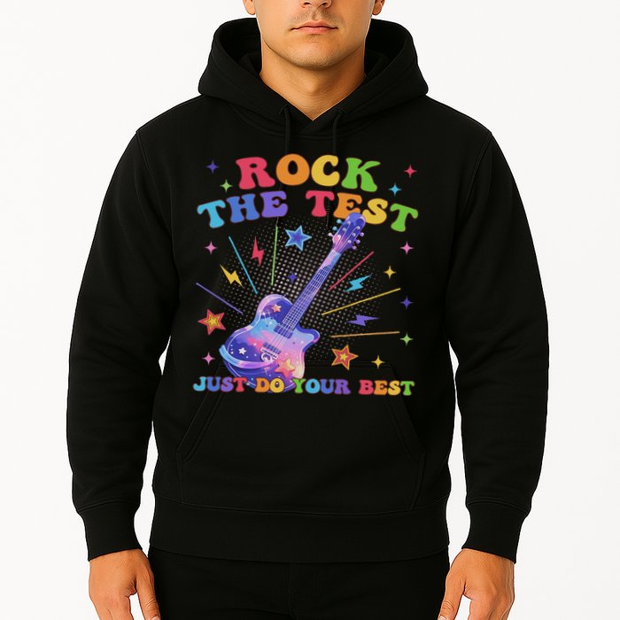 Rock The Test Testing Day Teacher Student Just Do Your Best Hoodie
